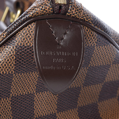 Louis Vuitton Damier Ebene Speedy 30 6 of 9