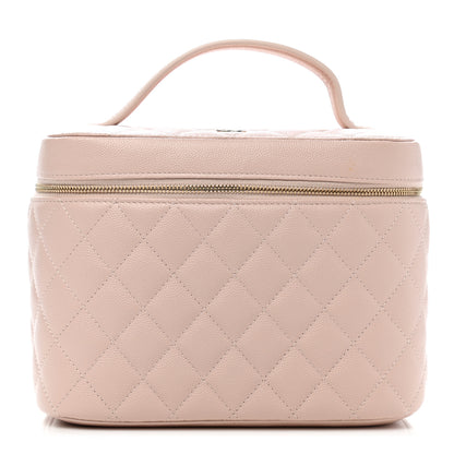 Chanel Caviar Quilted Large Vanity Pouch Light Pink 1 of 7