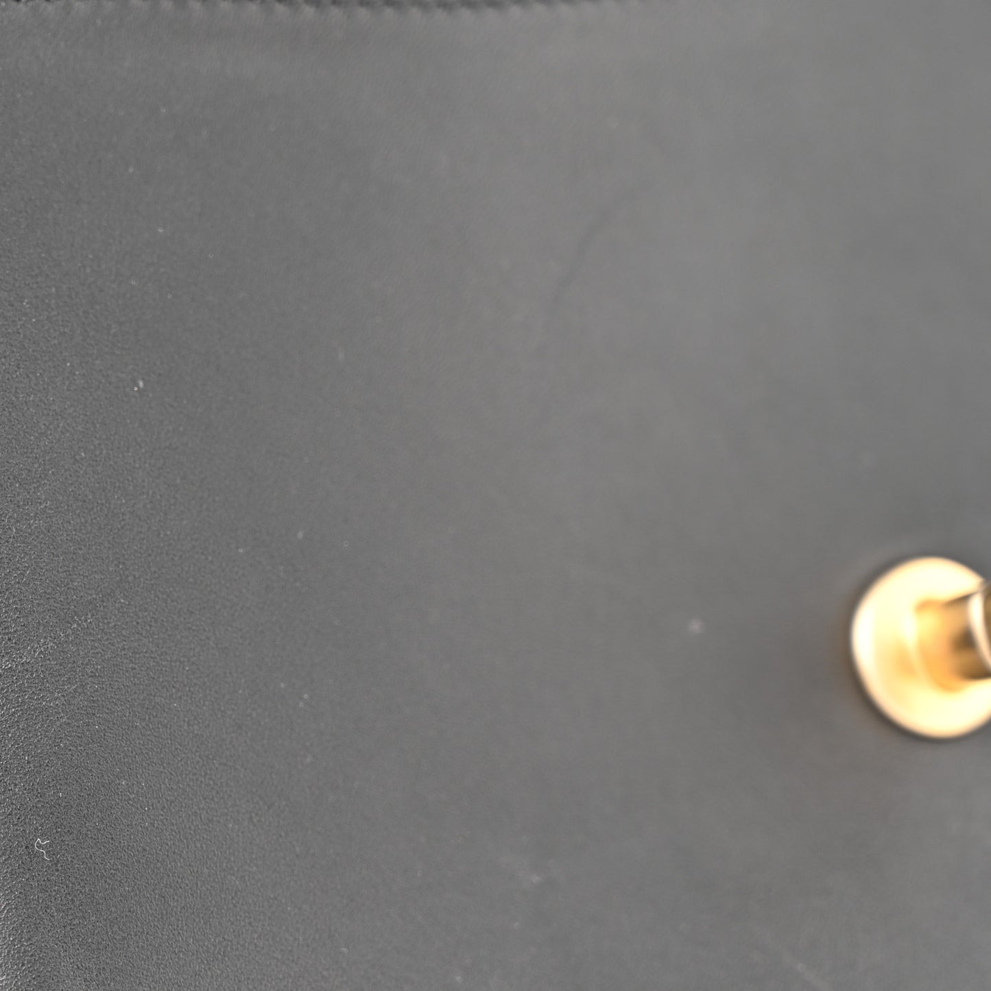 Calfskin Stitched Flap Black