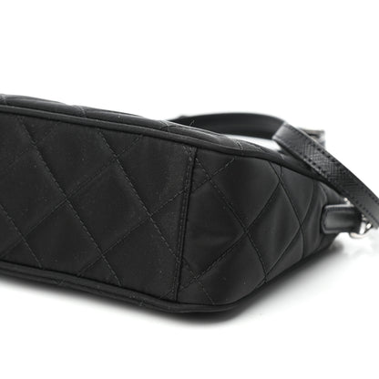 Prada Nylon Tessuto Impuntu Quilted Crossbody Bag Black 9 of 9