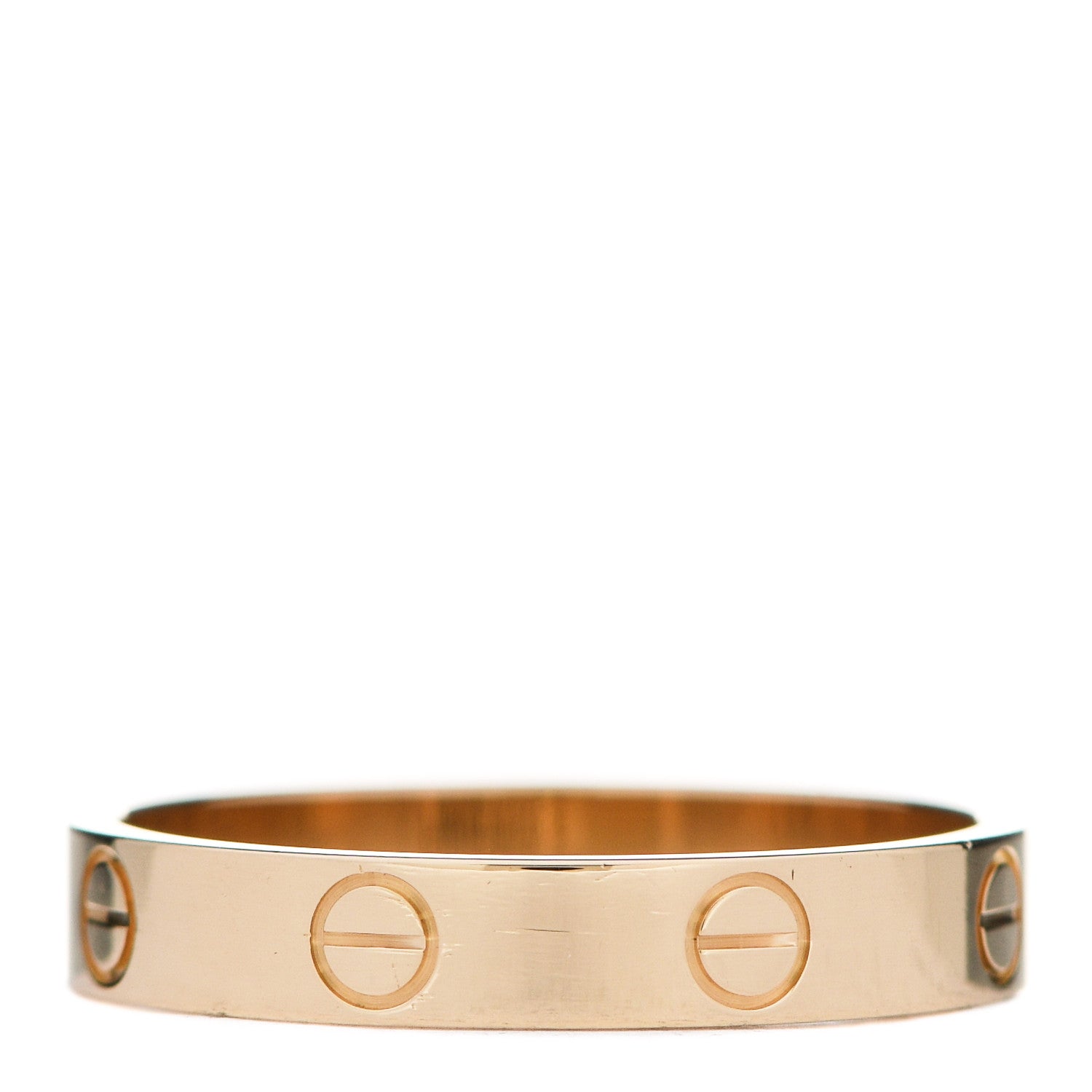 Cartier 18K Yellow Gold 3.5mm LOVE Wedding Band Ring 58 8.25 3 of 4