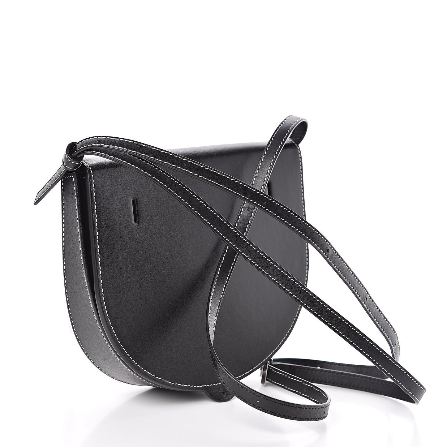 Soft Calfskin Heel Bag Black