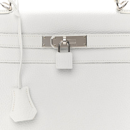 Hermes Togo Kelly Retourne 28 White 8 of 14