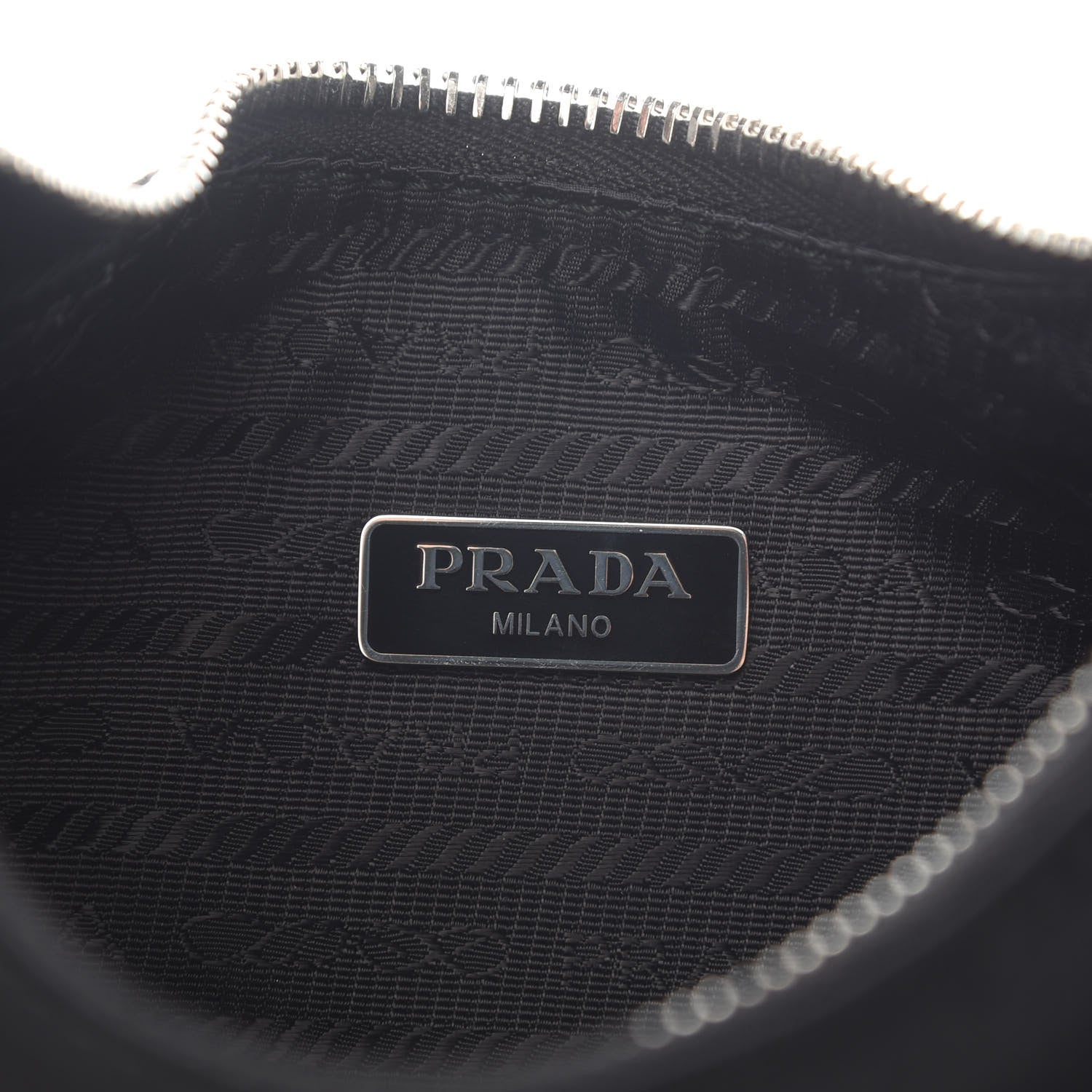Prada Tessuto Nylon Saffiano Mini Re-Edition 2005 Bag Black 6 of 9