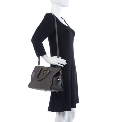 Saint Laurent Sheepskin Small Cabas ChYc Grey 2 of 15
