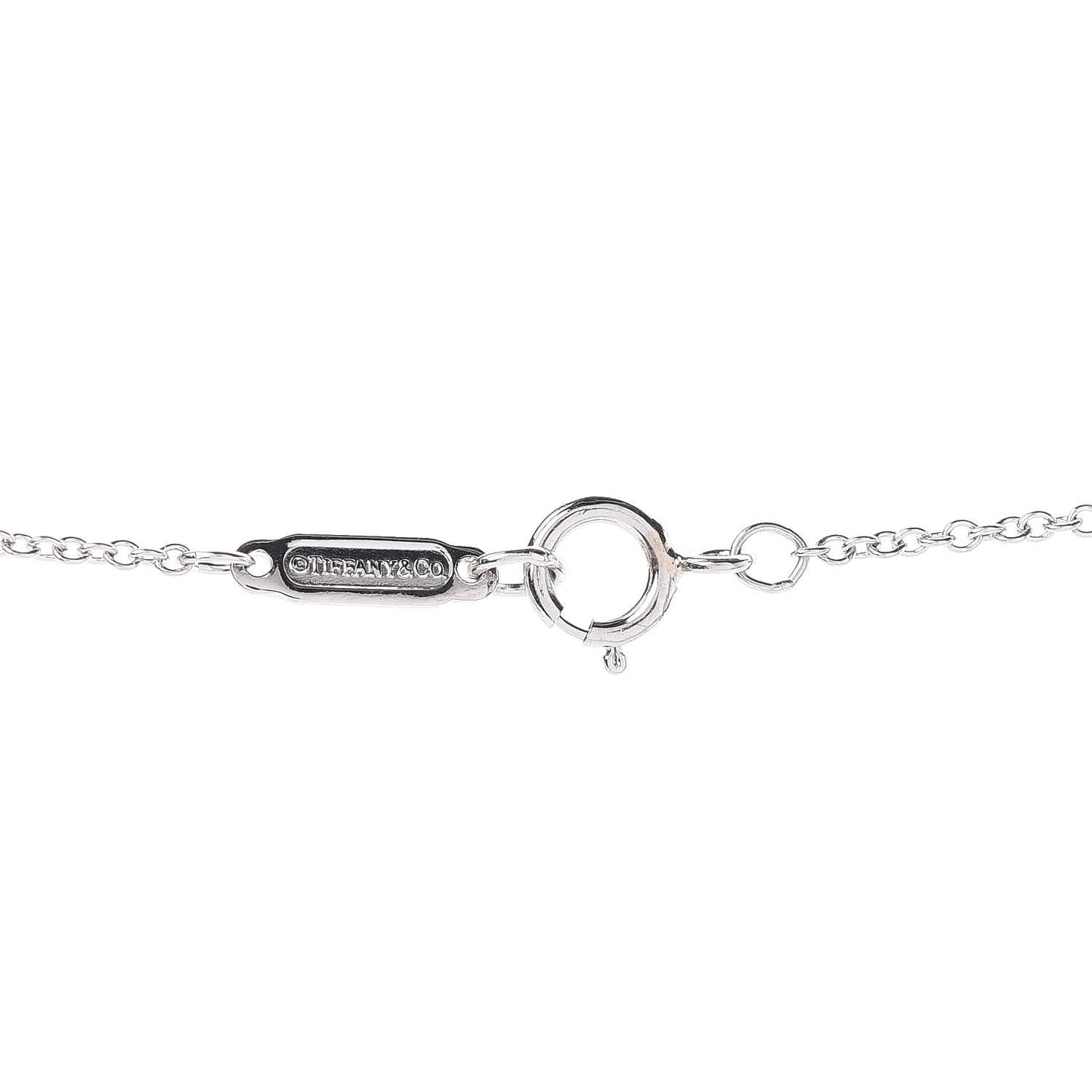 Platinum Diamond Small Heart Pendant Necklace