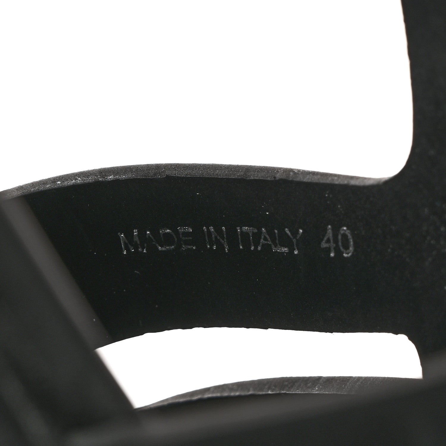 Prada Foam Rubber Triangle Logo Monolith 55mm Cage Sandals 40 Black 7 of 9
