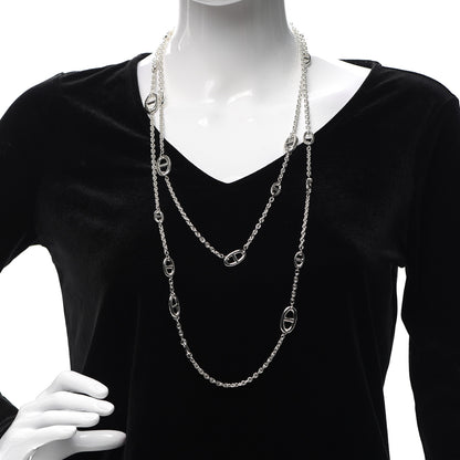 Hermes Sterling Silver Farandole Necklace 160 2 of 5