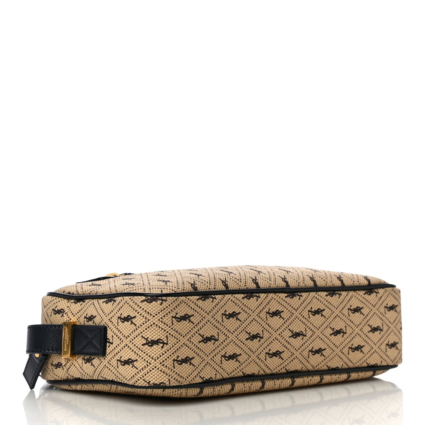 Canvas Monogram All Over Camera Bag Beige