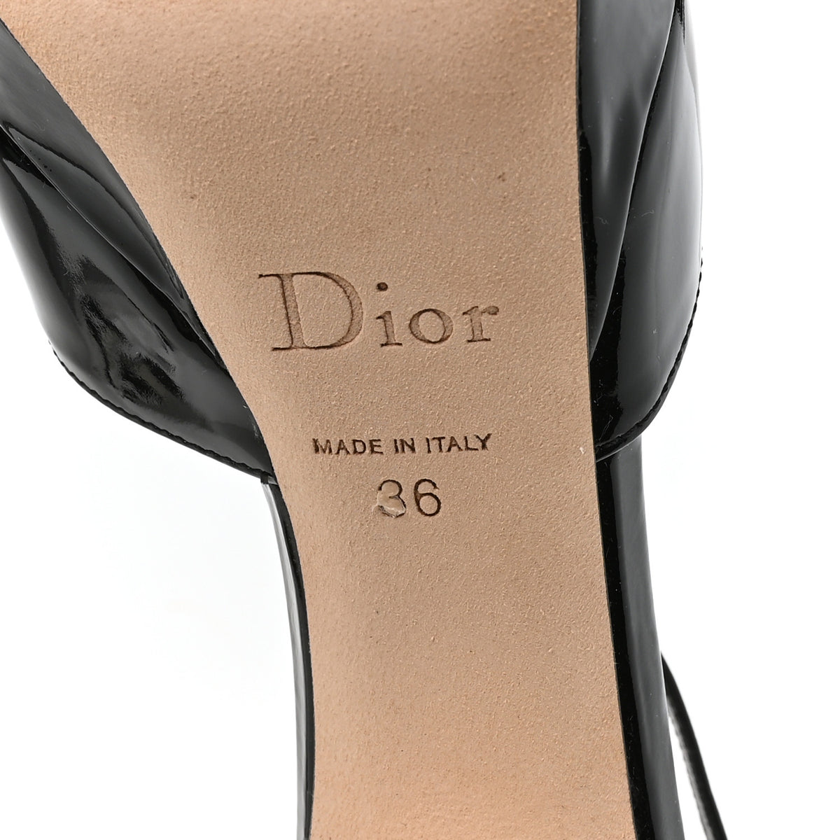 Christian Dior Patent Miss Dior II Pumps 36 Black 7 of 9