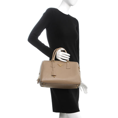Prada Saffiano Lux Bowler Argilla 2 of 17
