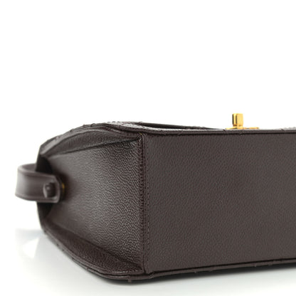 Chanel Caviar Flap Shoulder Bag Brown 10 of 15