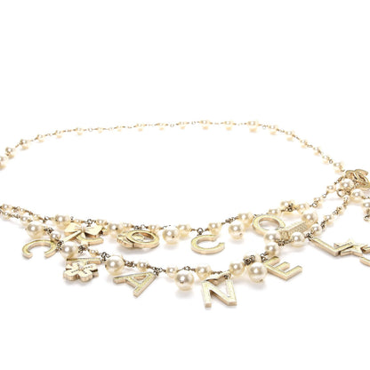 Chanel Pearl Charm Coco CC Belt Gold 5 of 11