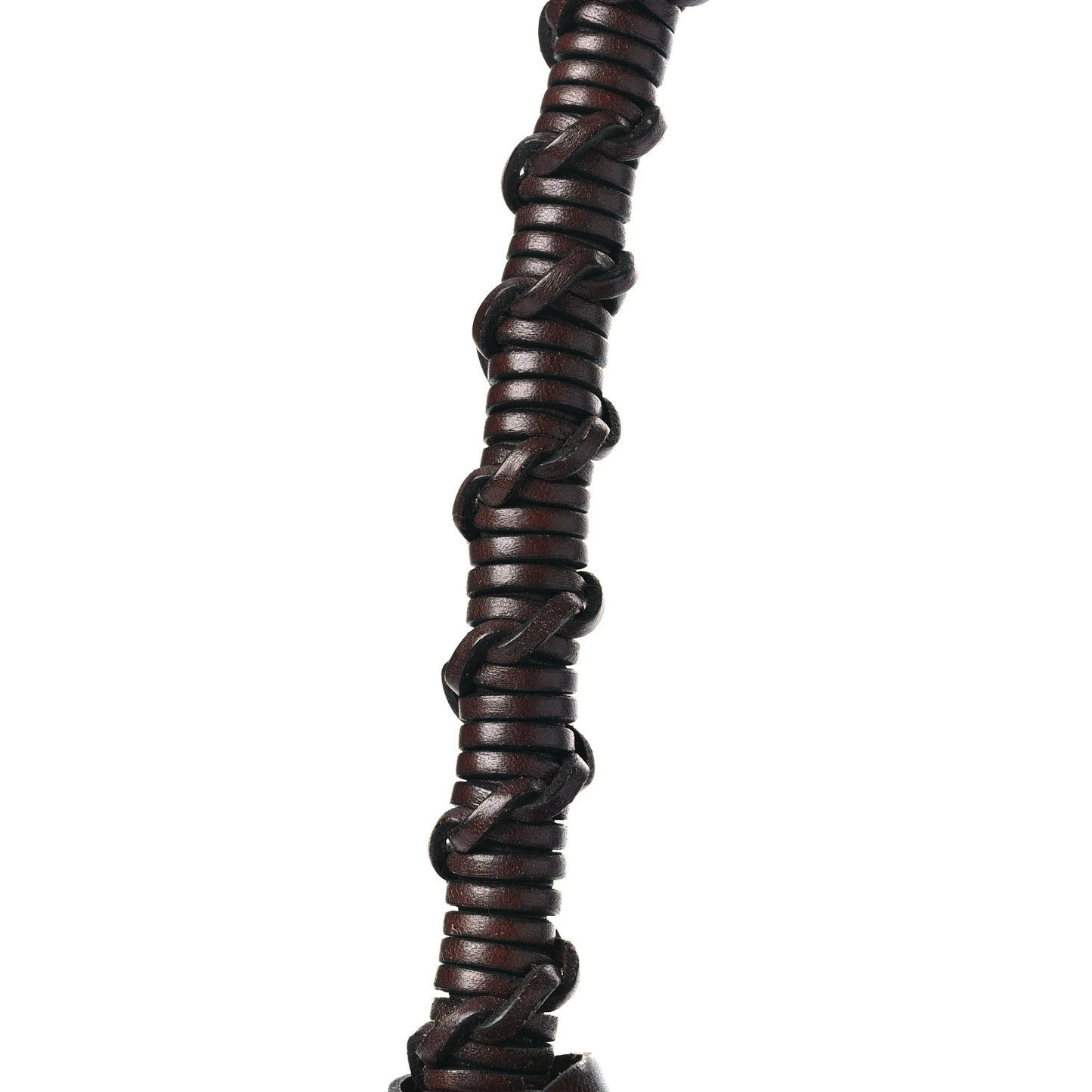 Calfskin Woven Espiral Bucket Chestnut