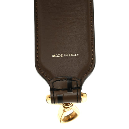 Fendi Vitello Century Bi-Color FF 1974 Embossed Strap You Maya Black 5 of 5