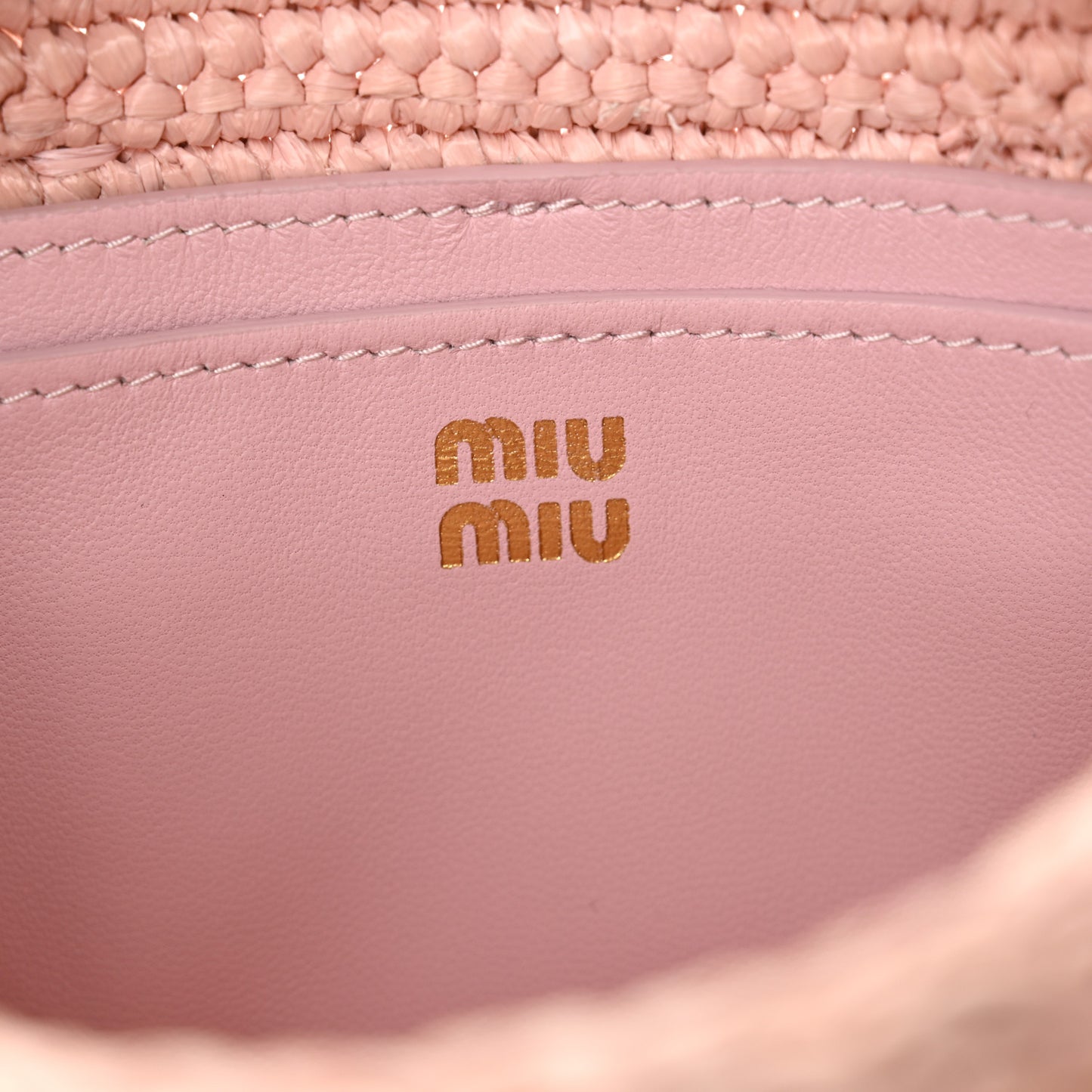 Crochet Calfskin S Narrow Arcadie Alabaster Pink