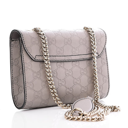 Gucci Guccissima Mini Emily Chain Shoulder Bag Storm Grey 3 of 7