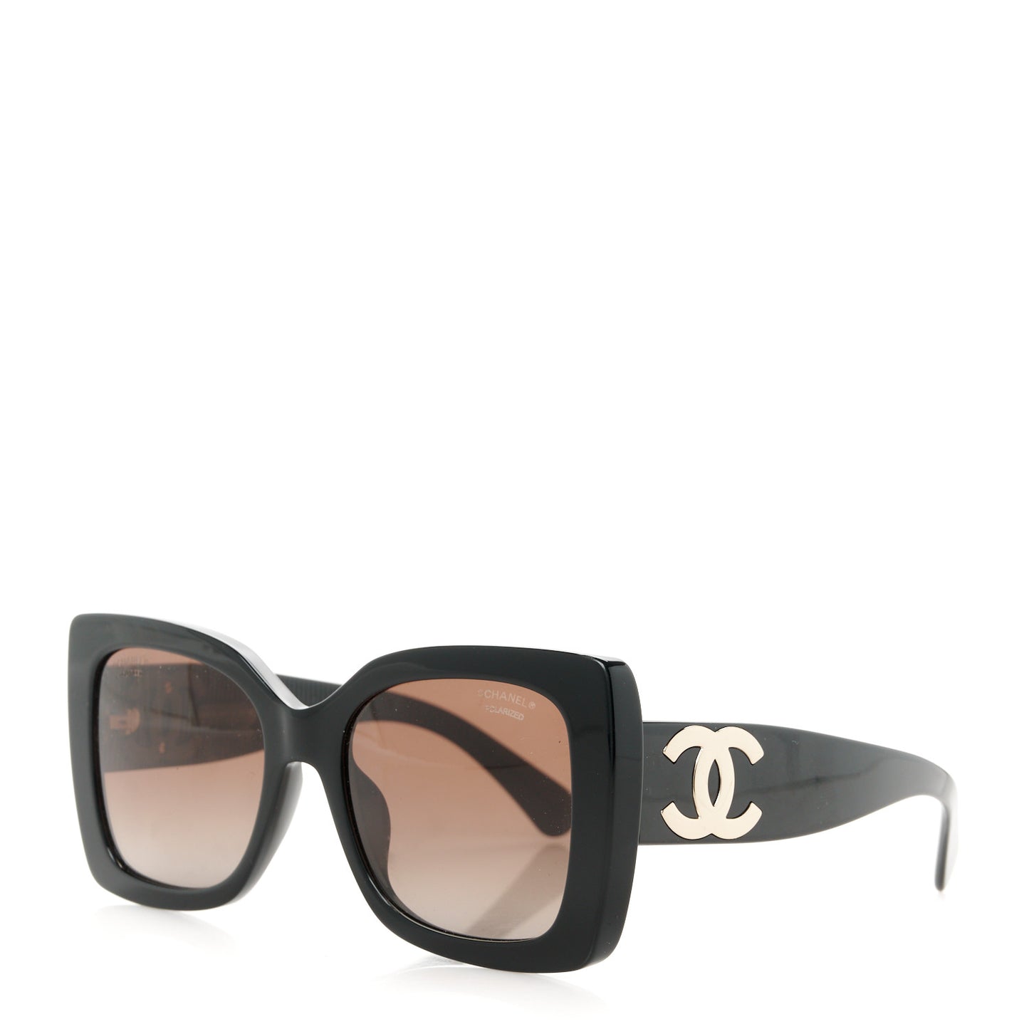 Square Polarized CC Sunglasses 5494-A Black