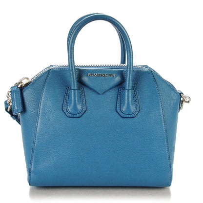 Givenchy Sugar Goatskin Mini Antigona Mineral Blue 1 of 8