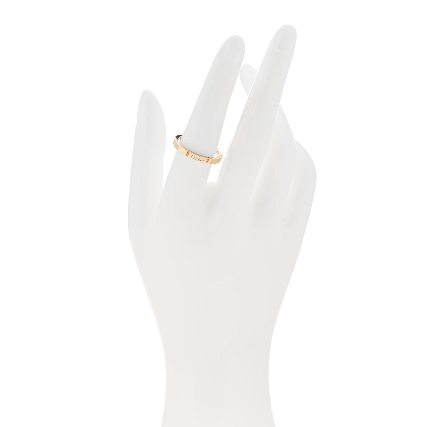 18K Yellow Gold 2.5mm Maillon Panthere Wedding Band Ring 55 7.25