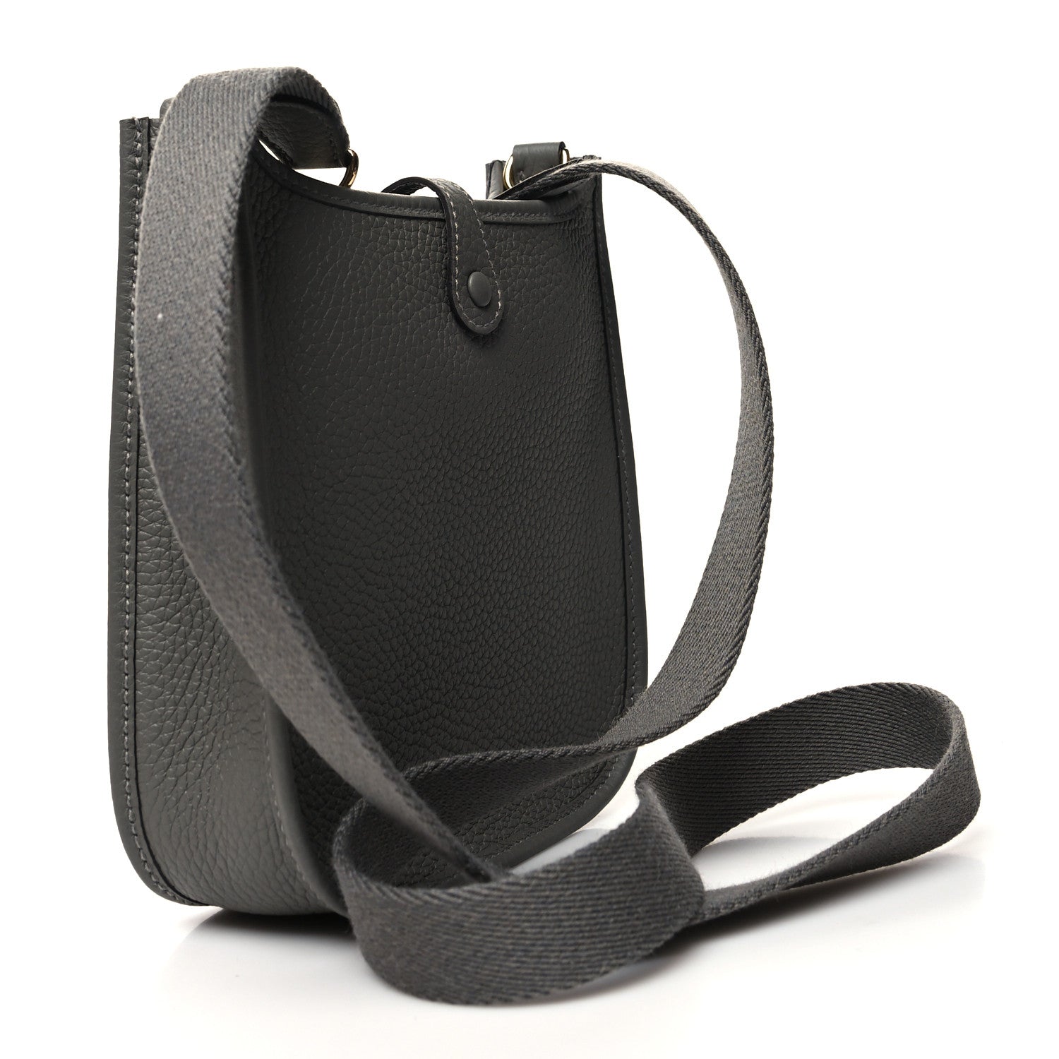 Hermes Taurillon Clemence Evelyne TPM Gris Meyer 3 of 10
