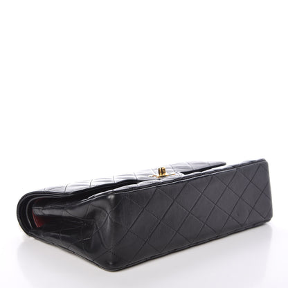 Chanel Lambskin Quilted Medium Double Flap Black 4 of 8