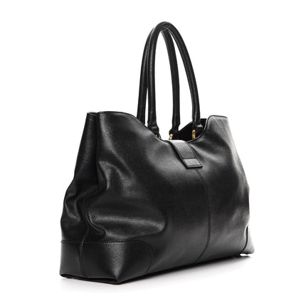 Fendi Vitello Elite Chameleon Shopper Tote Black 3 of 21
