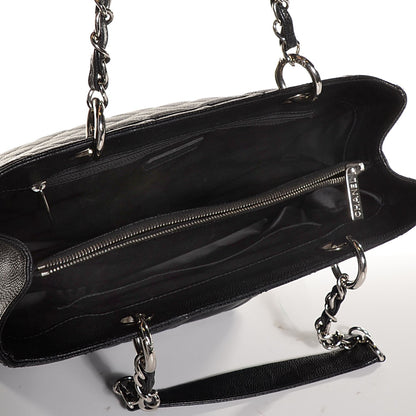 Chanel Caviar Quilted Grand Shopping Tote GST Black 5 of 7