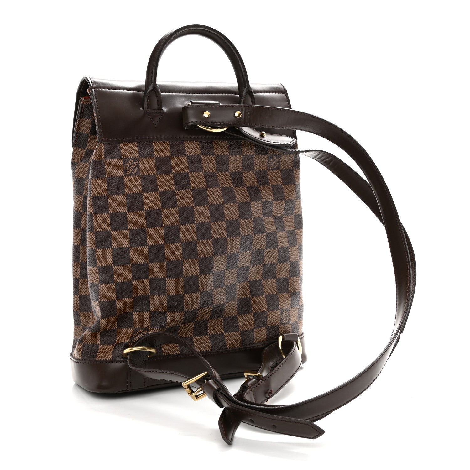 Louis Vuitton Damier Ebene Soho Backpack 3 of 9
