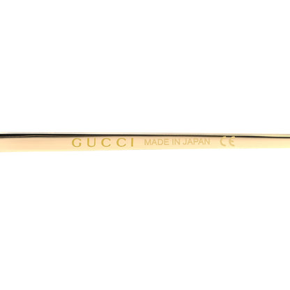Gucci Acetate Oversize Square Frame GG0400S Sunglasses Gold 5 of 7