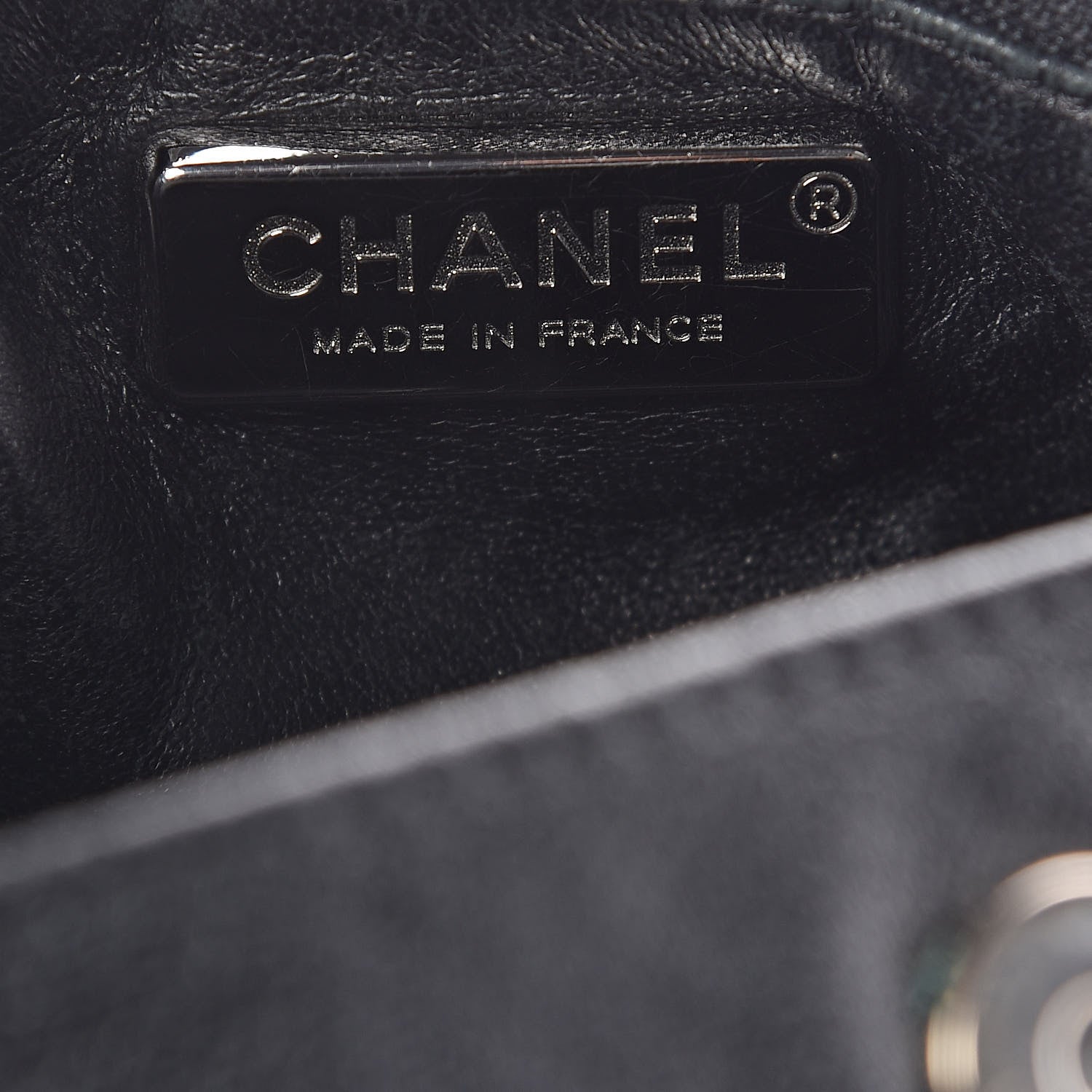 Chanel Metallic Goatskin Luxe Ligne Flap Black 6 of 11