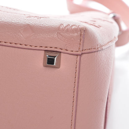 MCM Calfskin Ottomar Monogram Medium Sarah Hobo Pink Blush 11 of 11