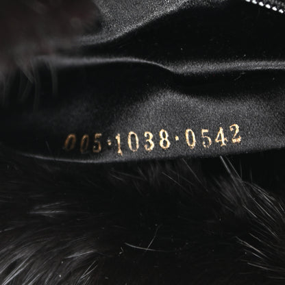 Gucci Mink Fur Hobo Black 7 of 9