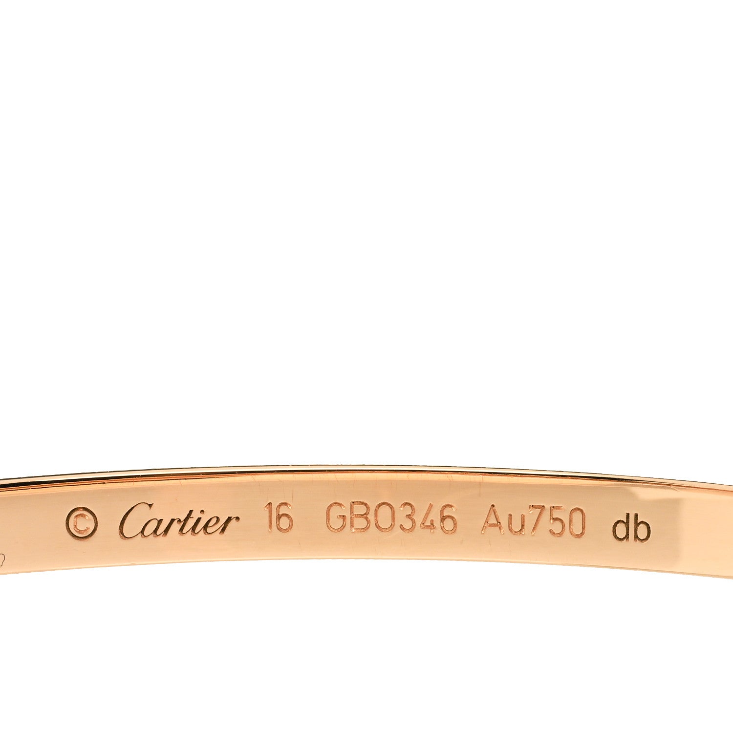 Cartier 18K Pink Gold Small LOVE Bracelet 16 3 of 5