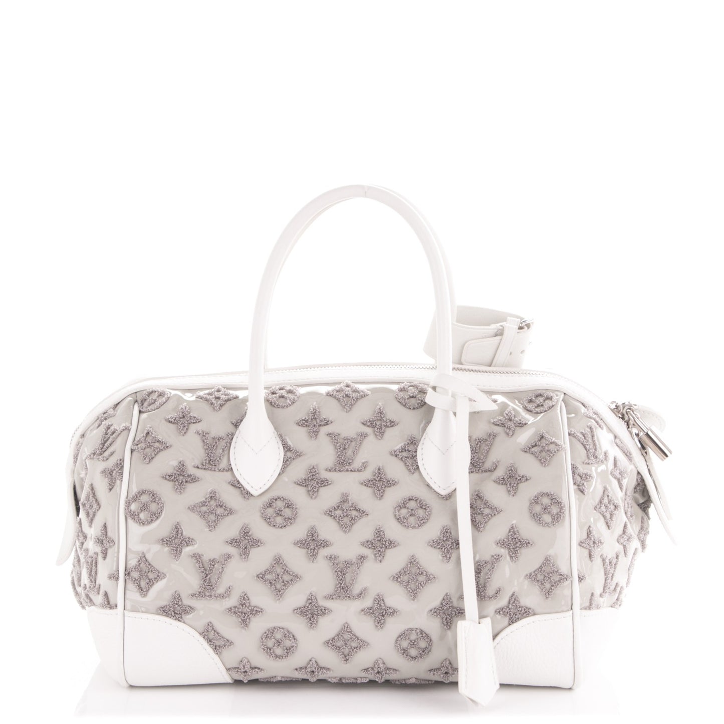 Monogram Bouclettes Speedy Round Perle