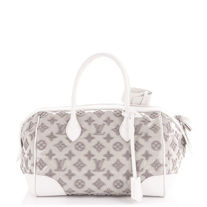Louis Vuitton Monogram Bouclettes Speedy Round Perle 1 of 6