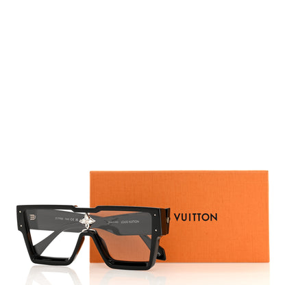 Louis Vuitton Acetate Swarovski Crystal Cyclone Sunglasses Z1790E Black 8 of 8