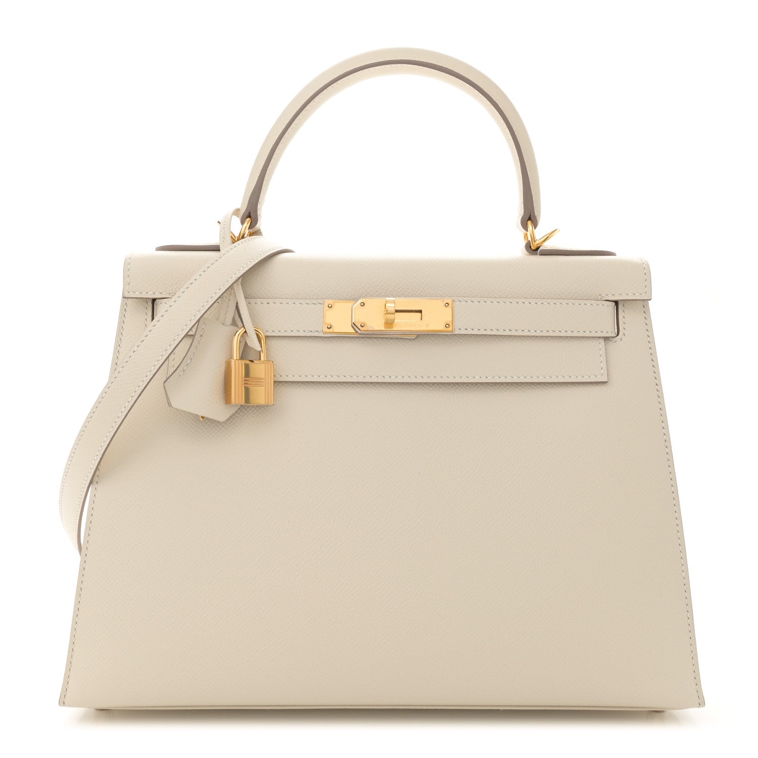 Hermes Epsom Kelly Sellier 28 Craie 1 of 11