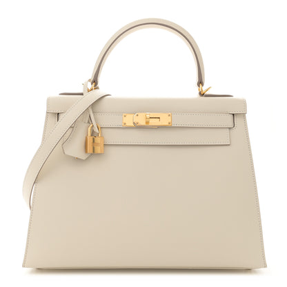 Hermes Epsom Kelly Sellier 28 Craie 1 of 11