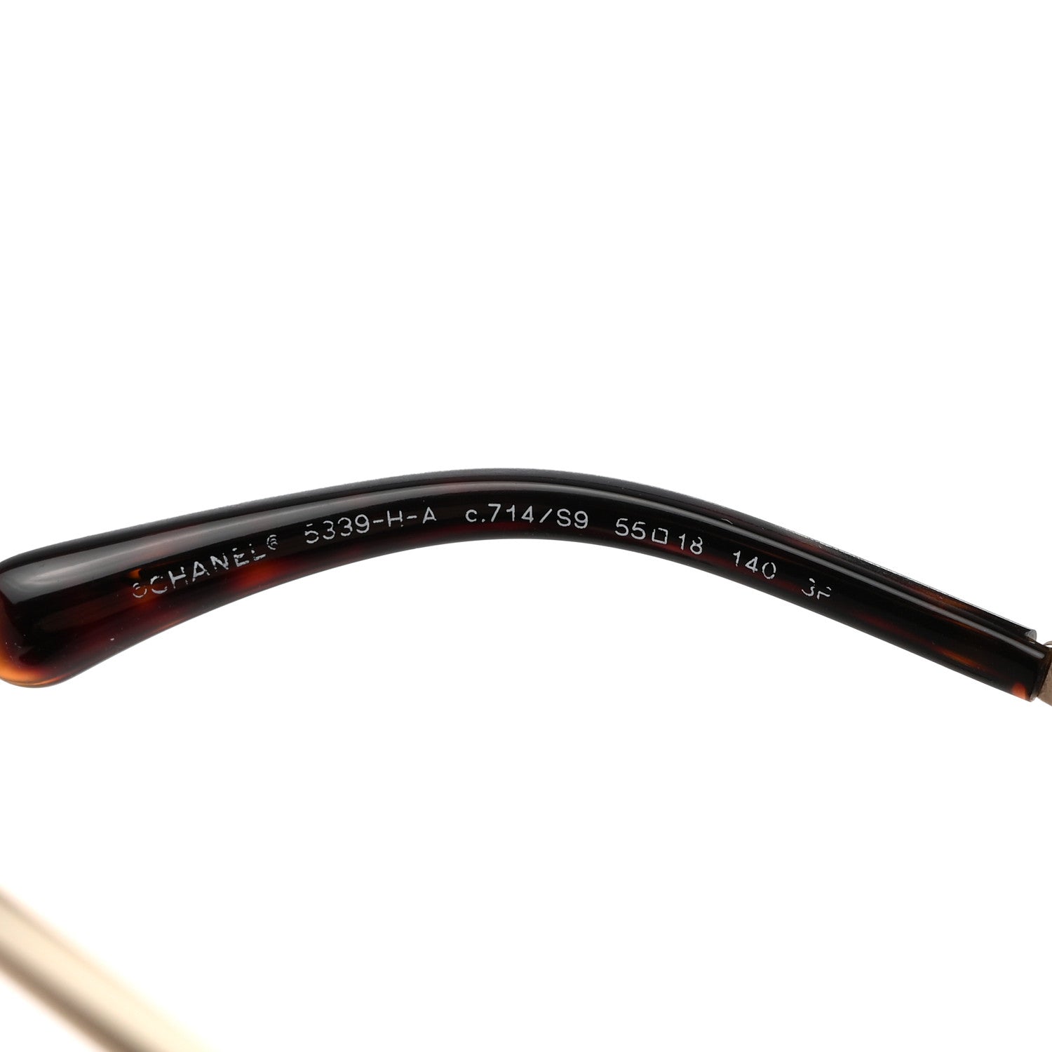 Chanel Acetate Polarized Butterfly Winter Pearl Sunglasses 5339-H-A Tortoise 5 of 8