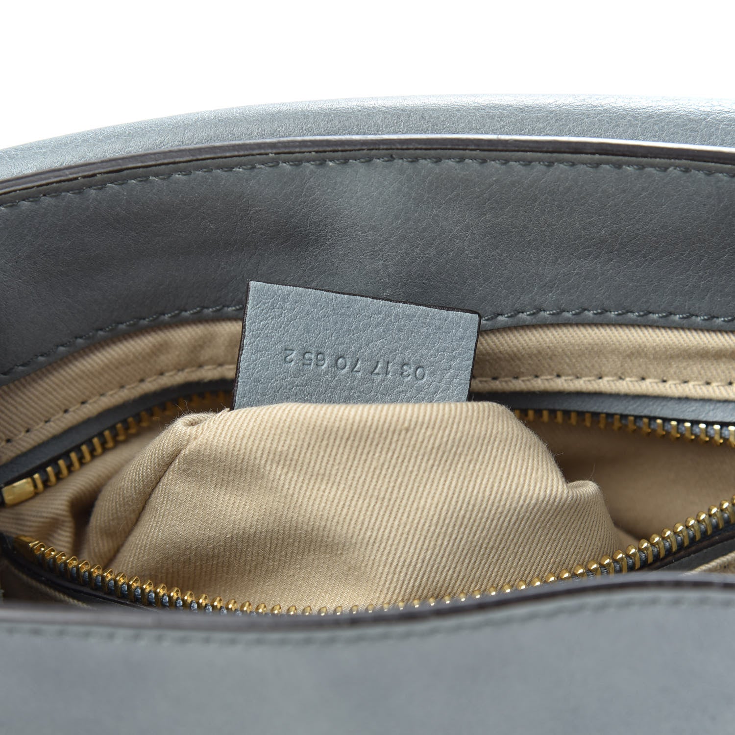 Chloe Suede Calfskin Small Faye Backpack Washed Blue 6 of 14