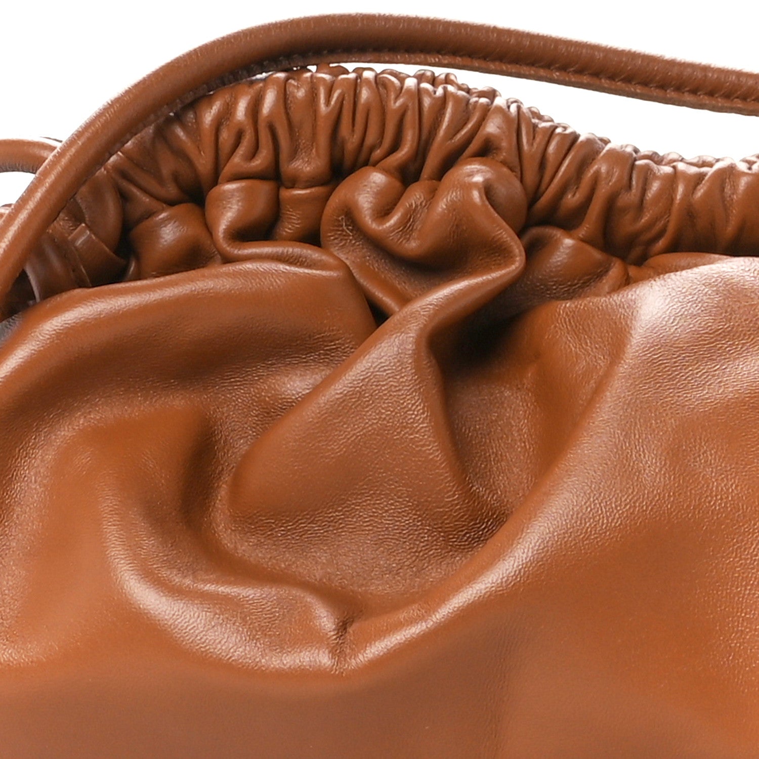 Mansur Gavriel Lambskin Cloud Clutch Caramel 8 of 10