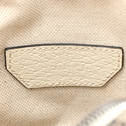 Gucci GG Supreme Monogram Web Mini Ophidia Double Zip Messenger Bag Beige Ebony Mystic White 6 of 16