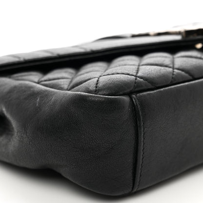 Saint Laurent Sheepskin Tri-Quilt Monogram Medium College Bag Black 11 of 11