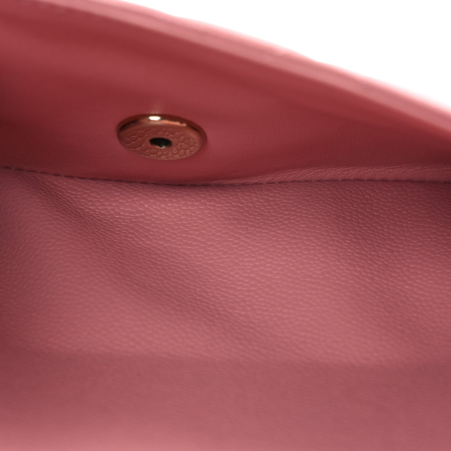 Caviar Quilted Medium Double Flap Pink