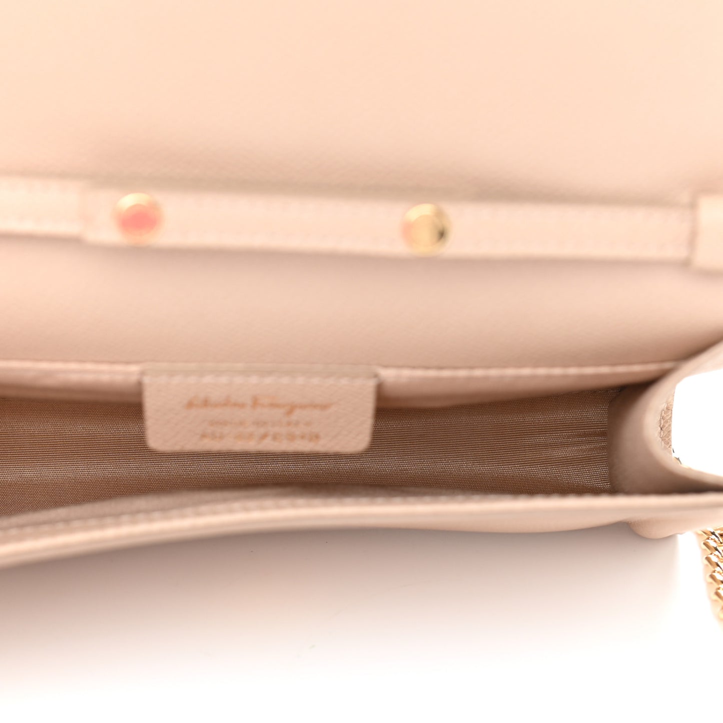 Calfskin Pelletria Crossbody Bag Beige