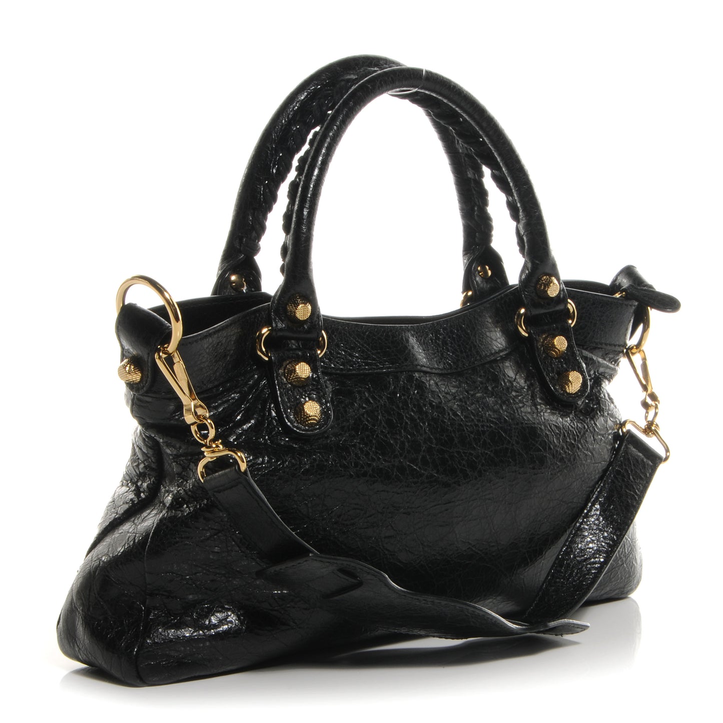 Agneau Giant 12 Gold Hardware First Black