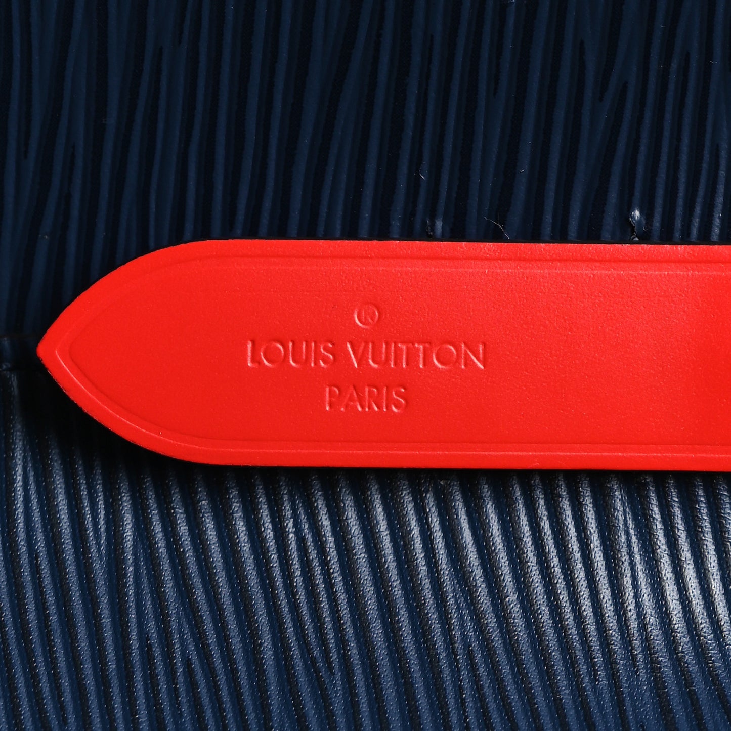 LOUIS VUITTON Epi Neonoe Indigo Coquelicot