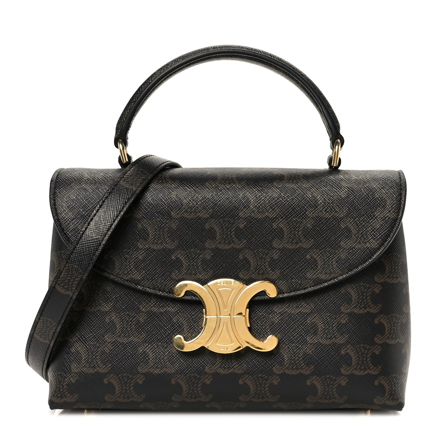Celine Triomphe Canvas Teen Nino Tan 1 of 10