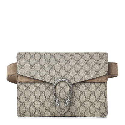 Gucci GG Supreme Monogram Dionysus Belt Bag Taupe 1 of 16